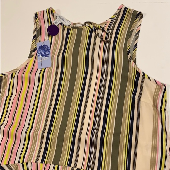Libby Edelman XS Striped Tank Top Pullover New - Picture 4 of 12